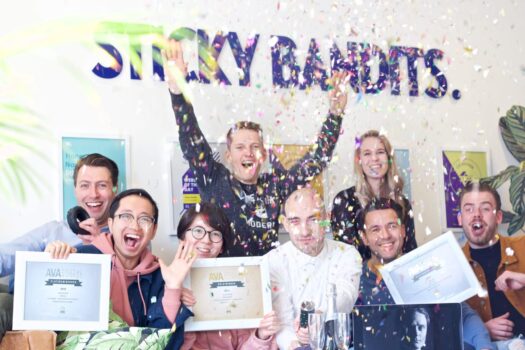 Drie internationale awards voor Sticky Bandits