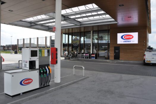 Nieuw tankstation van Kuster Olie langs de N18 in Groenlo is geopend