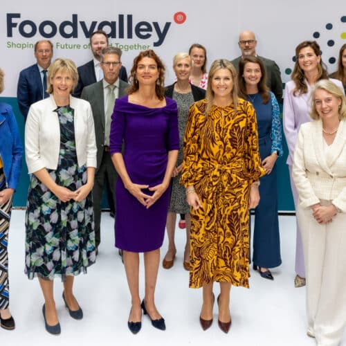 Koningin Máxima bezoekt Foodvalley en partners in het kader van circulaire landbouw