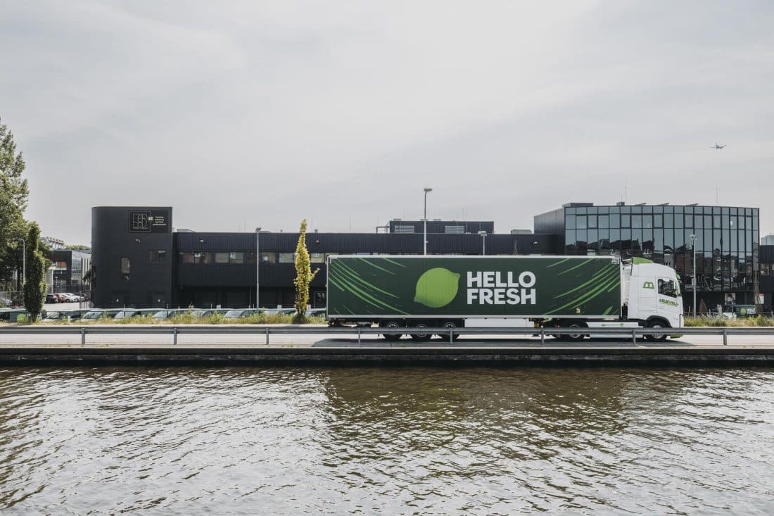 HelloFresh Group beheert in de Benelux het grootste 100% gekoelde elektrische wagenpark van Europa