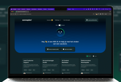AI-assistent Zonneplan helpt met vinden nieuwe baan
