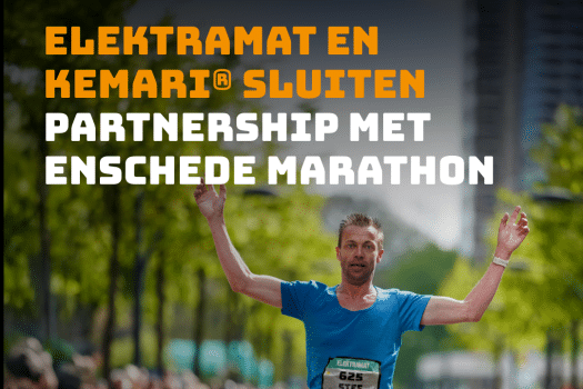 Elektramat en Kemari® sluiten partnership met Enschede Marathon!